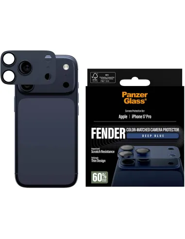 PanzerGlass Fender Camera Protector iPhone 17 Pro Deep Blue