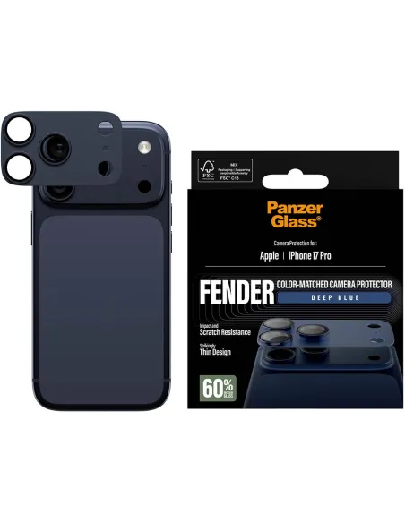 PanzerGlass Fender Camera Protector iPhone 17 Pro Deep Blue