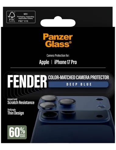 PanzerGlass Fender Camera Protector iPhone 17 Pro Deep Blue