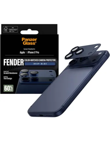 PanzerGlass Fender Camera Protector iPhone 17 Pro Deep Blue