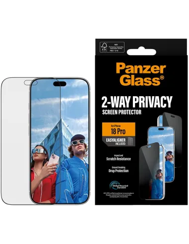 PanzerGlass 2-Way Privacy iPhone 18 Pro EasyAligner
