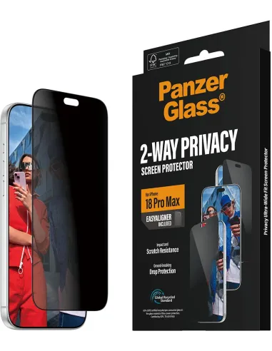 PanzerGlass 2-Way Privacy iPhone 18 Pro Max EasyAligner