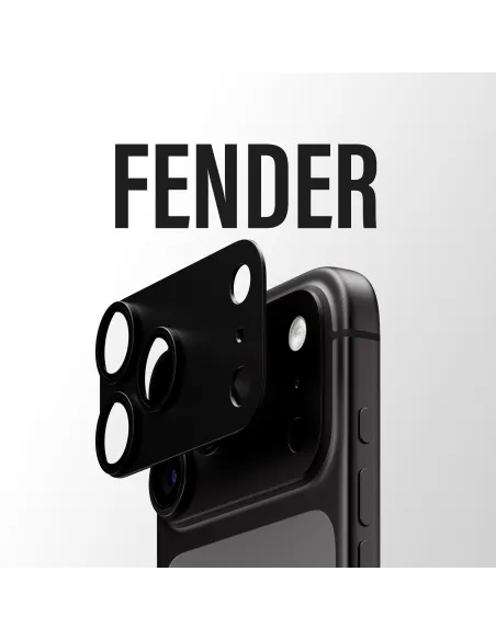 PanzerGlass Fender iPhone 18 Pro Max Blackcurrant cámara