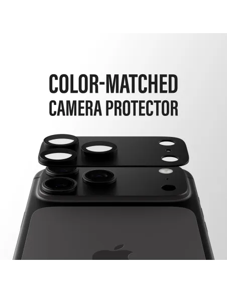 PanzerGlass Fender iPhone 18 Pro Max Blackcurrant cámara