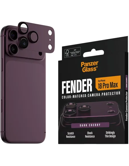 PanzerGlass Fender iPhone 18 Pro Max Shades of Blue cámara