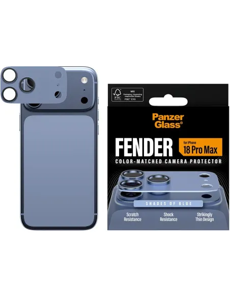 protector de cámara PanzerGlass Fender iPhone 18 Pro Max