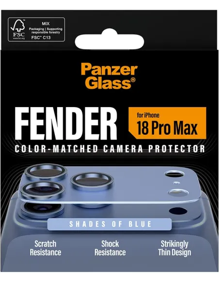 protector de cámara PanzerGlass Fender iPhone 18 Pro Max