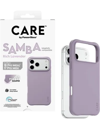 Funda PanzerGlass Samba Rich Lavender: iPhone MagSafe Morado