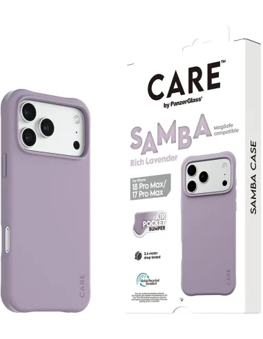 Funda PanzerGlass Samba Rich Lavender: iPhone MagSafe Morado