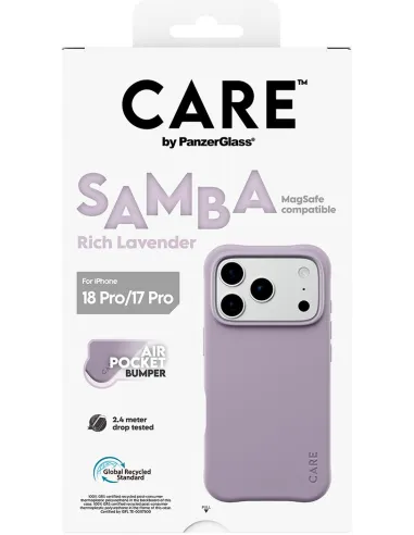 Funda PanzerGlass Samba Rich Lavender MagSafe iPhone 17 Pro
