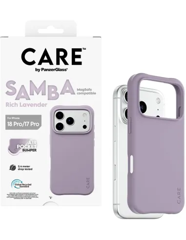 Funda PanzerGlass Samba Rich Lavender MagSafe iPhone 17 Pro