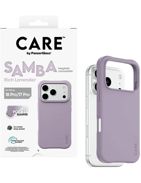 Funda PanzerGlass Samba Rich Lavender MagSafe iPhone 17 Pro