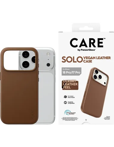 Funda PanzerGlass Care Marrón para iPhone 17 Pro y iPhone 18 Pro