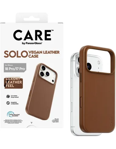 Funda PanzerGlass Care Marrón iPhone 17 Pro y iPhone 18 Pro