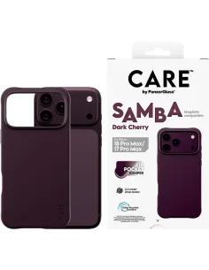 PanzerGlass CARE Samba Dark Cherry para iPhone 17 Pro Max y iPhone 18 Pro Max-AATFYC3669