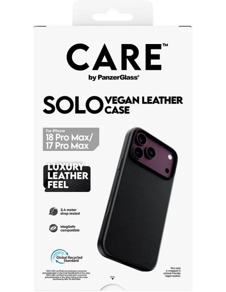 PanzerGlass CARE Solo Negra para iPhone 17 y 18 (Pro Max)
