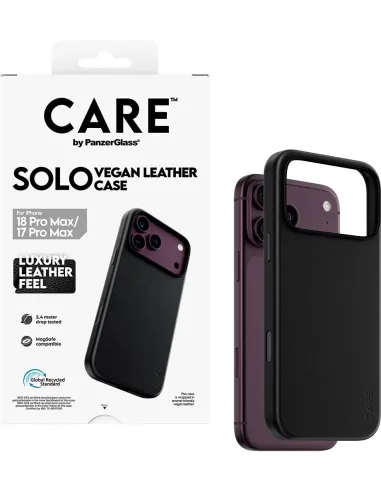 PanzerGlass CARE Solo Negra para iPhone 17 y 18 (Pro Max)