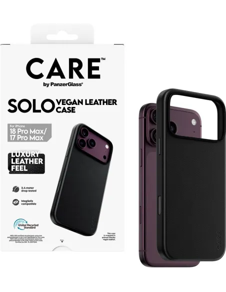PanzerGlass CARE Solo Negra para iPhone 17 y 18 (Pro Max)