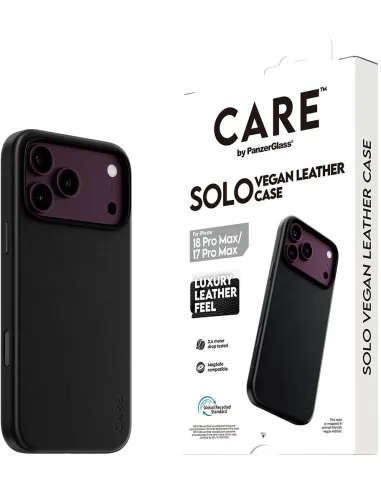 PanzerGlass CARE Solo Negra para iPhone 17 y 18 (Pro Max)