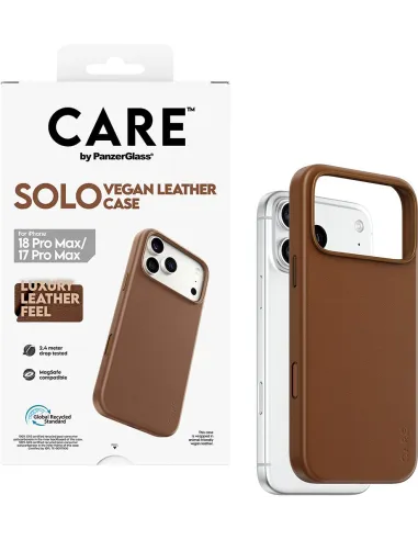 Funda PanzerGlass CARE Solo Brown iPhone 17 y 18 (Pro Max)