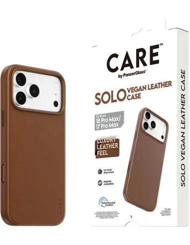 Funda PanzerGlass CARE Solo Brown iPhone 17 y 18 (Pro Max)