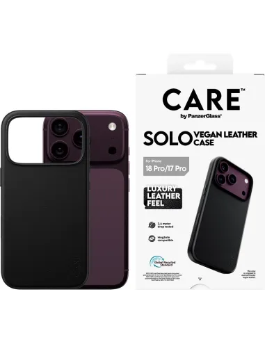 PanzerGlass CARE Solo Black para iPhone 17 Pro Max y iPhone 18 Pro Max