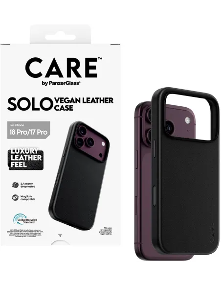 PanzerGlass CARE Solo Black para iPhone 17 y 18 Pro Max