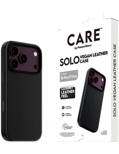 PanzerGlass CARE Solo Black para iPhone 17 y 18 Pro Max