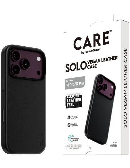 PanzerGlass CARE Solo Black para iPhone 17 y 18 Pro Max