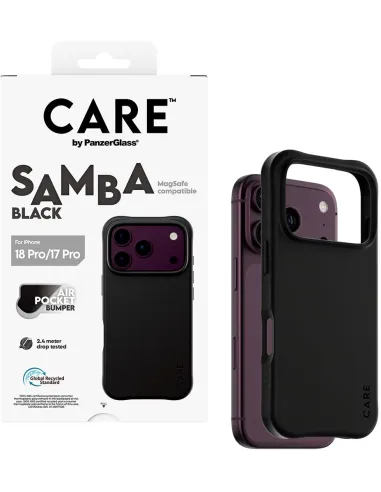 Funda PanzerGlass CARE Samba Black iPhone 17 y 18 Pro