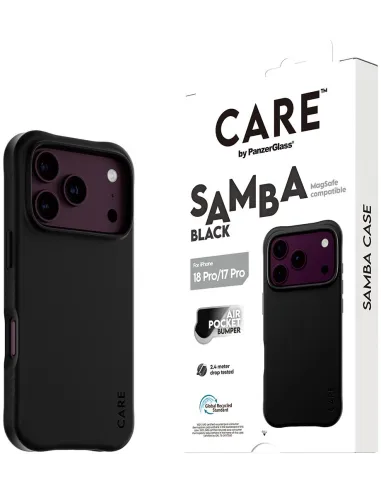 Funda PanzerGlass CARE Samba Black iPhone 17 y 18 Pro