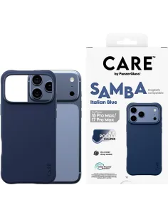 PanzerGlass CARE Samba Italian Blue para iPhone 17 Pro Max y iPhone 18 Pro Max-AATFYC3679