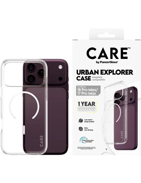 PanzerGlass Care Urban Explorer Case White para iPhone 17 Pro Max y 18 Pro Max
