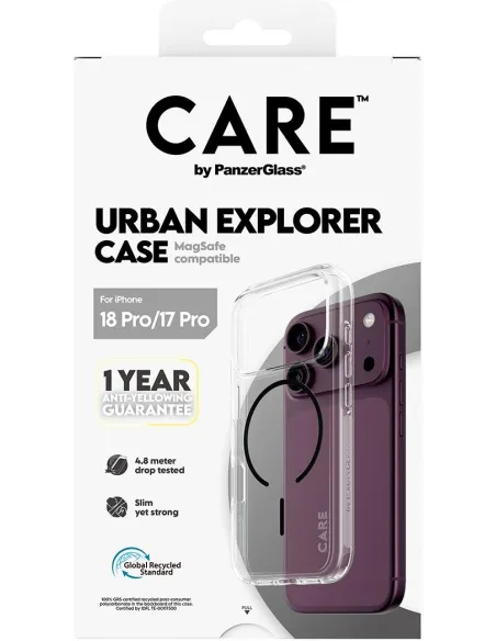 PanzerGlass Care Urban Explorer Black iPhone 17 y 18 Pro