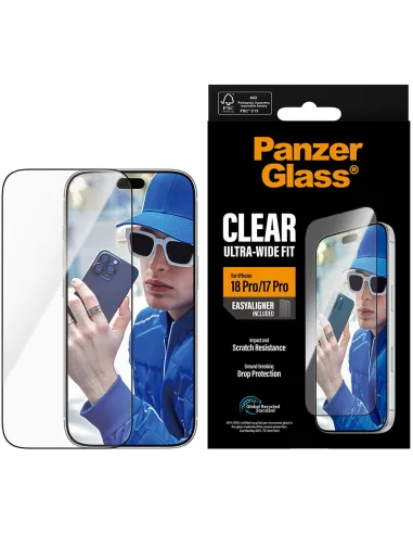 PanzerGlass Ultra-Wide Fit iPhone 17 Pro y 18 Pro