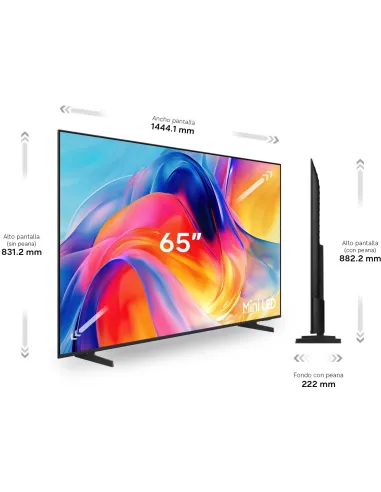 Samsung TV 65 Mini LED TU65M73HAUXXC 4K HDR10+ Tizen