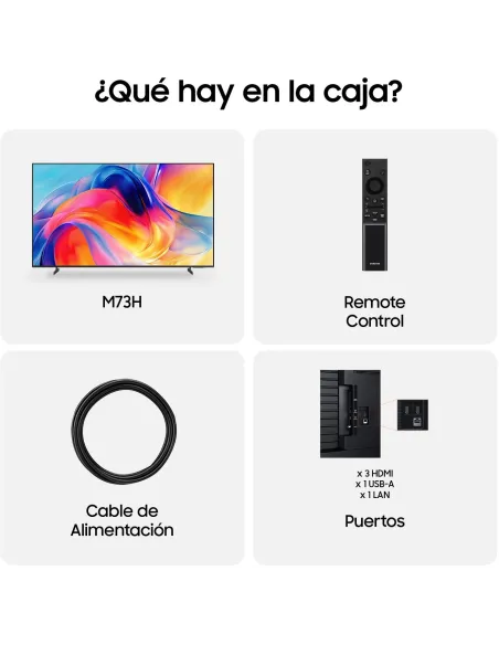 Samsung TV 75 Mini LED TU75M73HAUXXC Smart TV Tizen 120 Hz