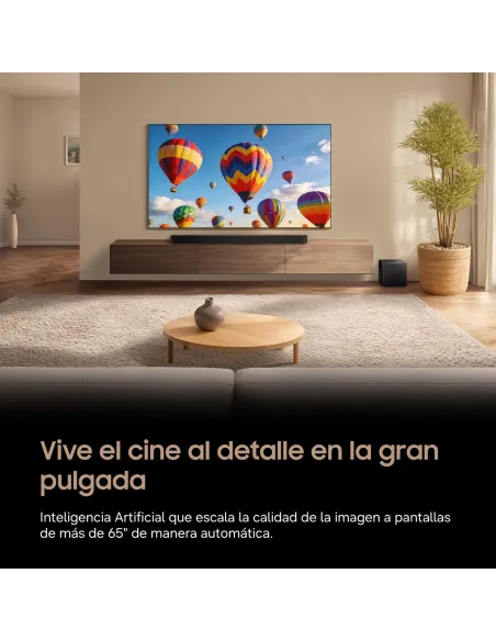 Samsung TU98U9005HUXXC TV 4K 144Hz para cine en salón grande