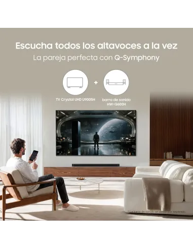 Samsung TU98U9005HUXXC TV 4K 144Hz para cine en salón grande