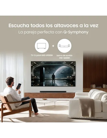 Samsung TU98U9005HUXXC TV 4K 144Hz para cine en salón grande