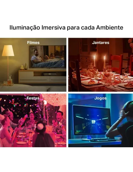 Bombilla inteligente TP-Link Tapo L530E RGB LED Wi-Fi E27