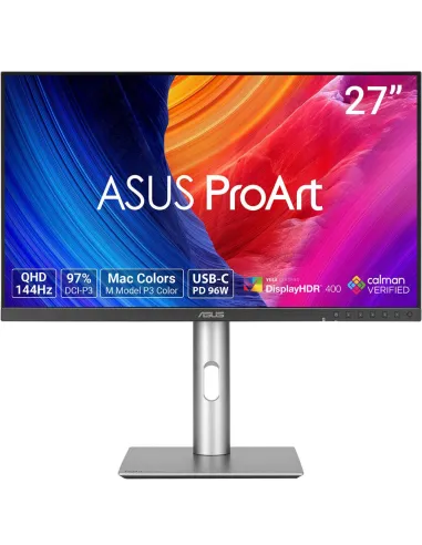 ASUS ProArt PA278CGRV 27" Wide Quad HD 144Hz IPS HDR10 Altavoces USB-C