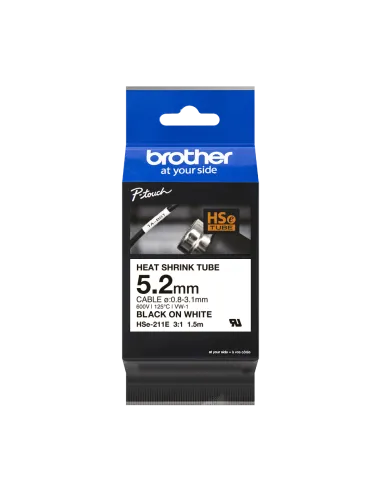 Brother HSe211E Cinta Tubo Termorretráctil