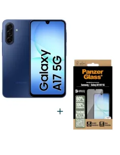 Samsung Galaxy A17 4G 128GB 4GB Azul y Protector PanzerGlass-NTETMO3414