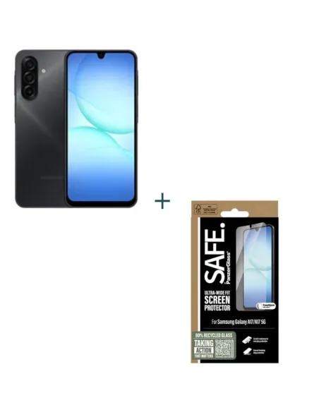 Samsung Galaxy A17 4GB 128GB Negro y Protector Safe