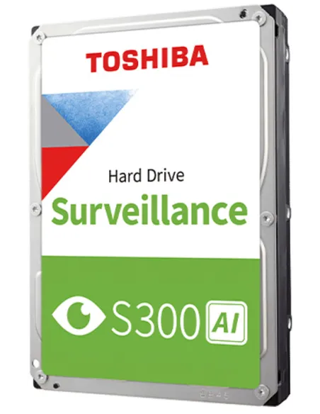 Toshiba S300 AI Surveillance 18TB HDD para NVR 24/7 con IA