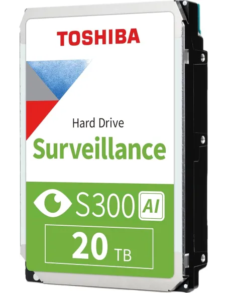 Toshiba S300 AI Surveillance 20TB para videovigilancia 24/7