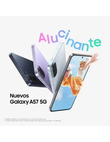 Samsung Galaxy A57 5G 8GB 256GB Azul Claro + Protector SAFE