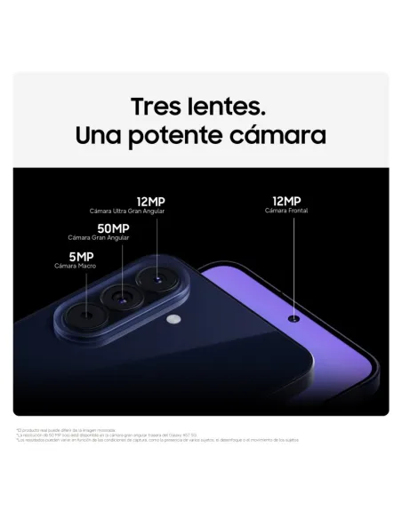 Samsung Galaxy A57 5G 8GB 256GB Azul Claro + Protector SAFE