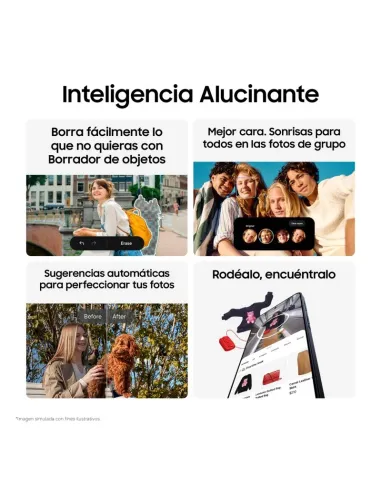 Móvil Samsung Galaxy A57 5G 8GB 256GB Lila y Protector Safe